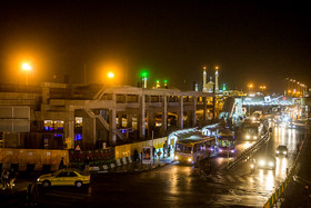 تعرض به نمای بصری حرم مطهرتوسط یکی ازایستگاه های نیمه ساز مونوریل قم