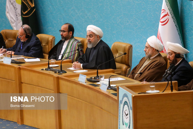 ویدئو / سخنان روحانی در کنفرانس وحدت اسلامی سیویکمین کنفرانس بینالمللی وحدت اسلامی