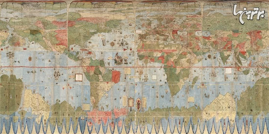 بزرگترین نقشه قدیمی جهان برای اولین بار به هم وصل شد