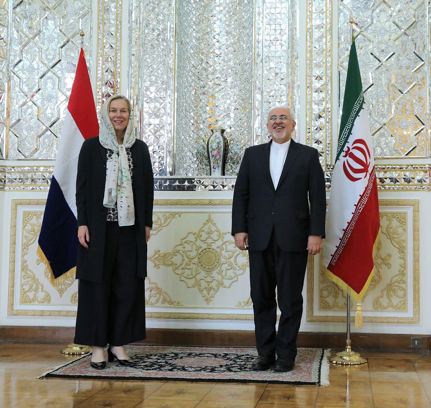 دیدار ظریف با وزیر امور خارجه هلند