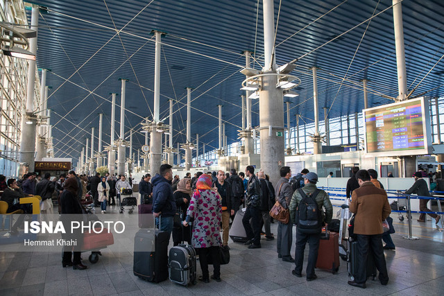 روان شدن کار فرودگاه امام خمینی (ره) پس از اختلال در پی بارش برف سنگین