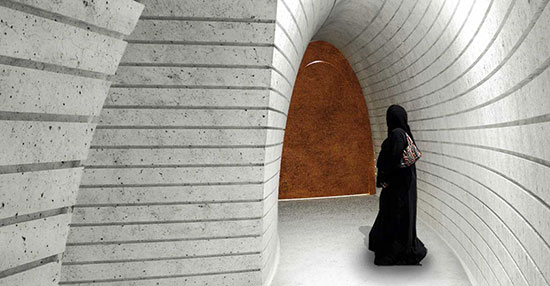 طراحی مسجد مدرن در مرکز شهر ابوظبی