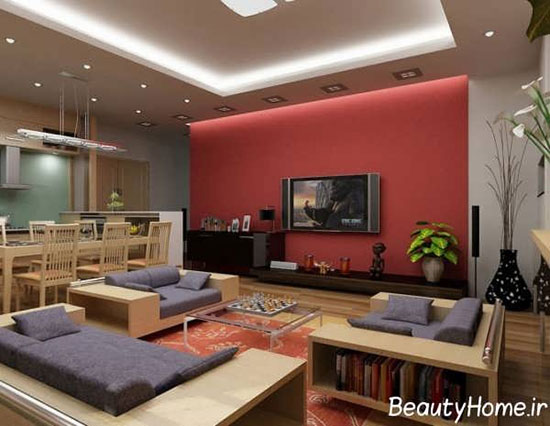 برای رنگ دیوار پشت تلویزیون از چه رنگ هایی استفاده کنیم