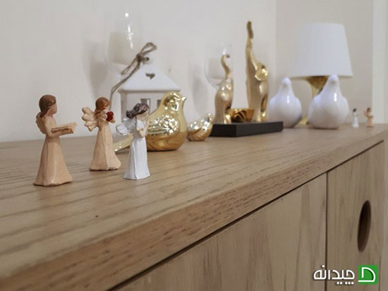 میز کنسول چوبی، ۸ ایده از خانم های ایرانی برای یک میز تمام عیار!