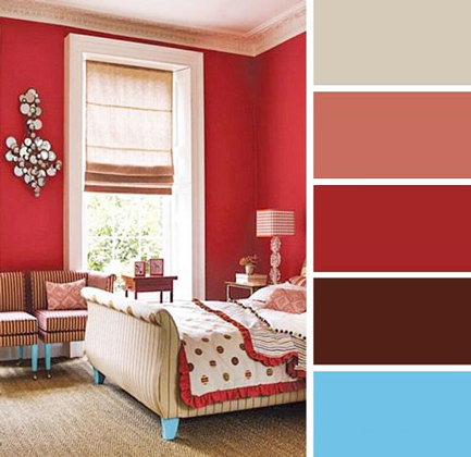 اتاق خواب و ترکیب رنگ آن !