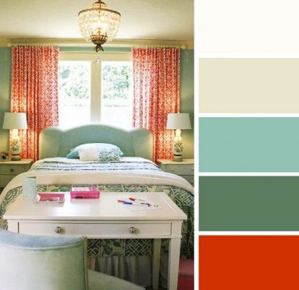 اتاق خواب و ترکیب رنگ آن !