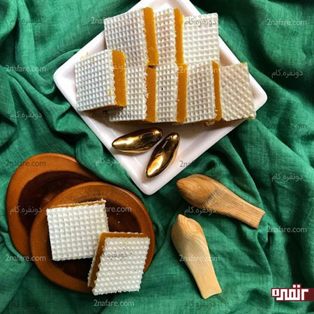 دستور تهیه حلوا لقمه‌ای با نان میکادو