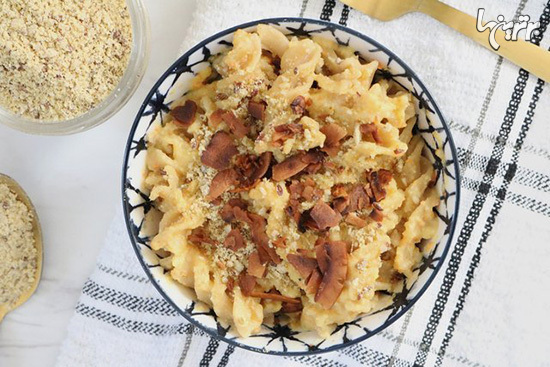 طرز تهیه ماکارونی و پنیر (مک اند چیز) برای گیاهخواران