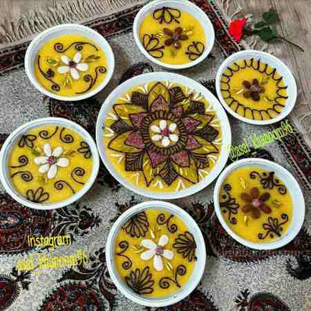 طرز تهیه شله زرد