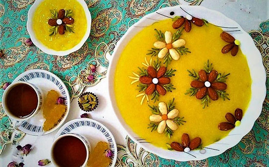 طرز تهیه شله زرد