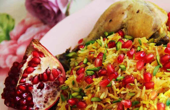 انار پلوی شیرازی