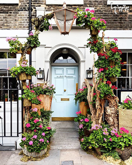 تصاویر زیبا از در ورودی خانه ها در لندن