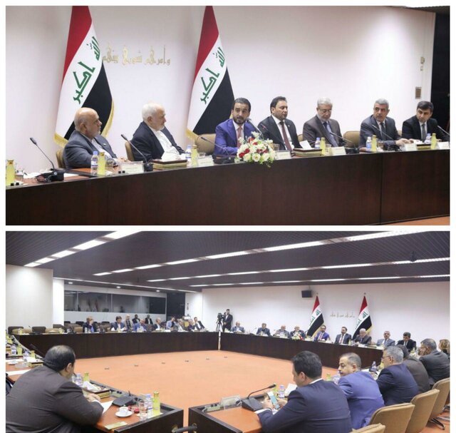 دیدار ظریف با رییس مجلس عراق ظریف