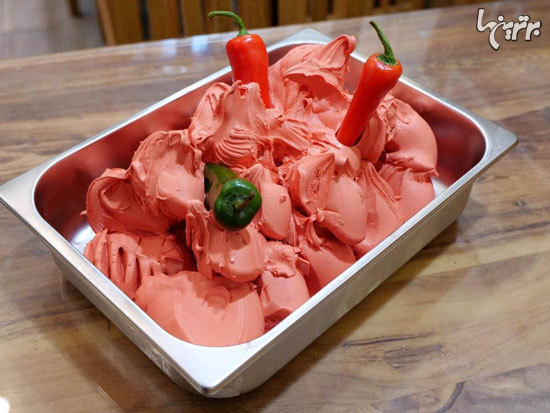 تندترین و خطرناکترین بستنی دنیا تندترین و خطرناکترین بستنی دنیا
