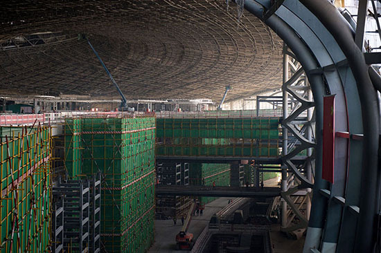 ساخت بزرگ‌ترین ترمینال هواپیمایی جهان در حومه پکن چین