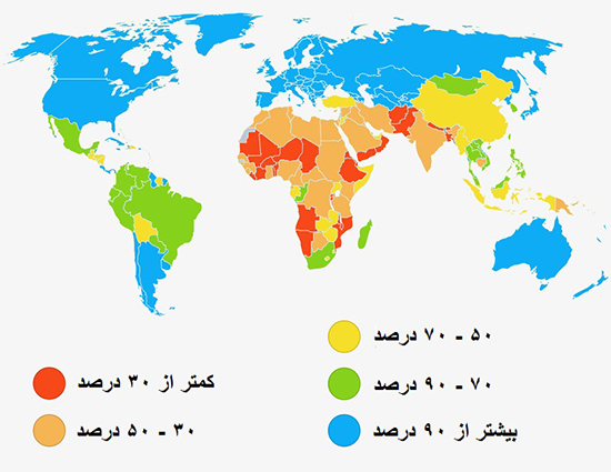 چند نقشه جالب که روی دیگری از دنیا را نشانتان می دهد