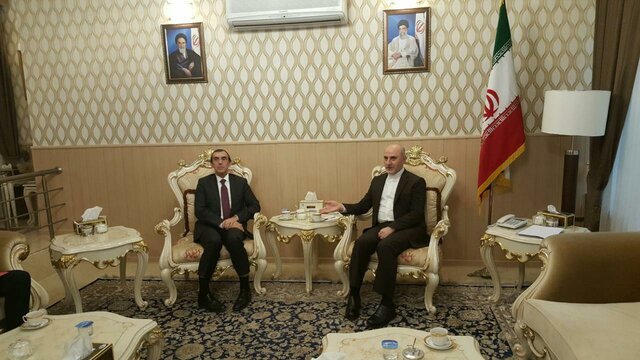 رایزنی سرکنسول فرانسه با سرکنسول ایران در اربیل مرتضی عبادی