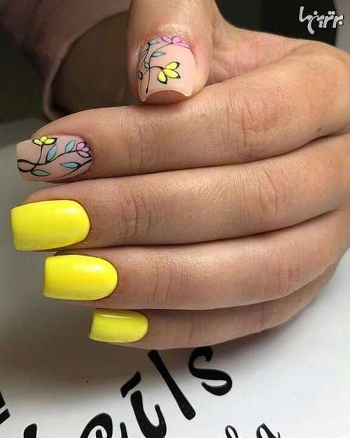 طراحی ناخن مخصوص فصل بهار