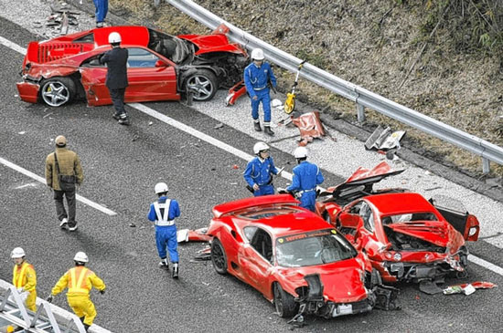 گران‌ترین تصادف های تاریخ صنعت خودرو