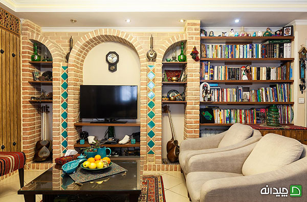 دکوراسیون سنتی، خانه سارا و حامد ایرانی تمام عیار است!