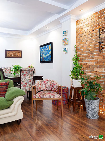 آجر دکوراتیو در دکوراسیون منزل، محفل گرم این خانواده سه نفره! آجر دکوراتیو در دکوراسیون منزل، محفل گرم این خانواده سه نفره!