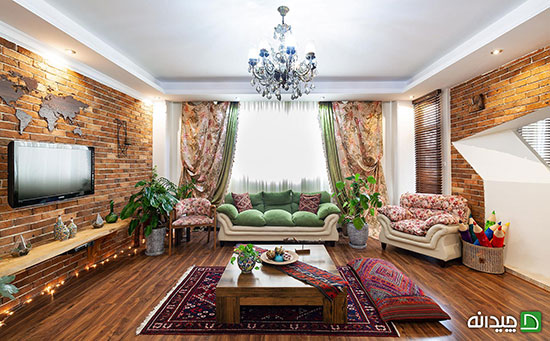 آجر دکوراتیو در دکوراسیون منزل، محفل گرم این خانواده سه نفره! آجر دکوراتیو در دکوراسیون منزل، محفل گرم این خانواده سه نفره!