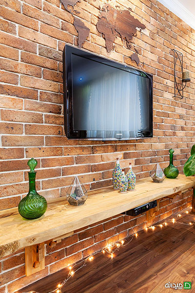 آجر دکوراتیو در دکوراسیون منزل، محفل گرم این خانواده سه نفره! آجر دکوراتیو در دکوراسیون منزل، محفل گرم این خانواده سه نفره!