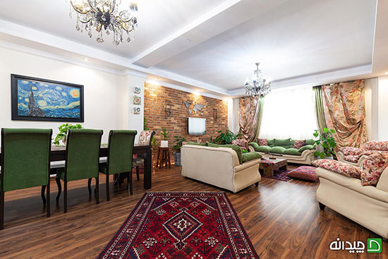 آجر دکوراتیو در دکوراسیون منزل، محفل گرم این خانواده سه نفره! آجر دکوراتیو در دکوراسیون منزل، محفل گرم این خانواده سه نفره!