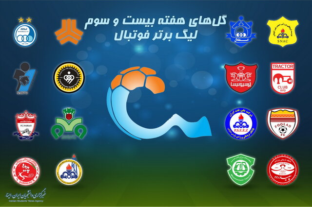 ویدئو / گلهای هفته بیستوسوم لیگ عالی فوتبال گلهای هفته بیستوسوم لیگ عالی فوتبال