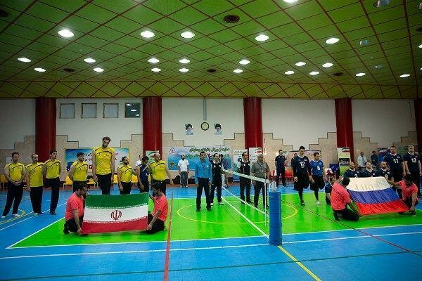 پیروزی تیم ملی والیبال نشسته ایران برابر روسیه تیم ملی والیبال نشسته