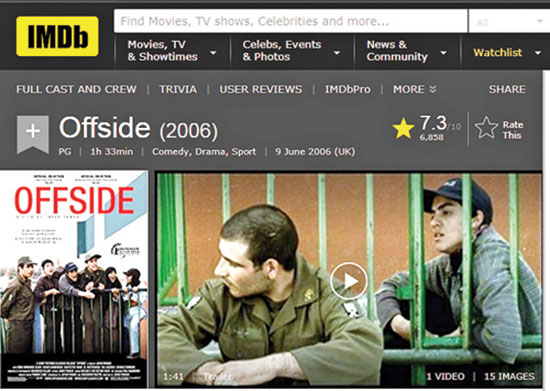 رقابت سخت اصغر، ابراهیم و امیر در IMDb