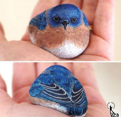 حیواناتی شگف آور که از رنگ آمیزی سنگ ها ایجاد شده اند. حیواناتی شگف آور که از رنگ آمیزی سنگ ها ایجاد شده اند.