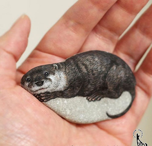 حیواناتی شگف آور که از رنگ آمیزی سنگ ها ایجاد شده اند. حیواناتی شگف آور که از رنگ آمیزی سنگ ها ایجاد شده اند.