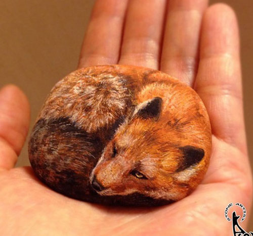 حیواناتی شگف آور که از رنگ آمیزی سنگ ها ایجاد شده اند. حیواناتی شگف آور که از رنگ آمیزی سنگ ها ایجاد شده اند.