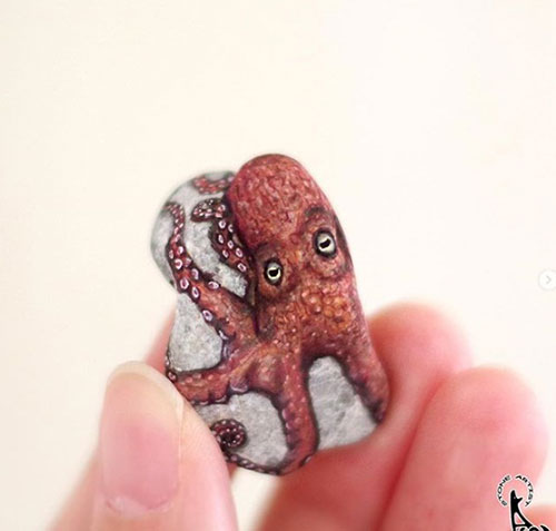 حیواناتی شگف آور که از رنگ آمیزی سنگ ها ایجاد شده اند. حیواناتی شگف آور که از رنگ آمیزی سنگ ها ایجاد شده اند.