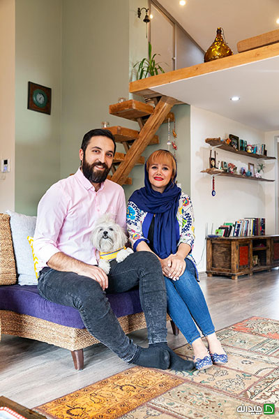 دکوراسیون خاص خانهی زیرشیروانی فرشته و فرزام را ببینید دکوراسیون خاص خانهی زیرشیروانی فرشته و فرزام را ببینید