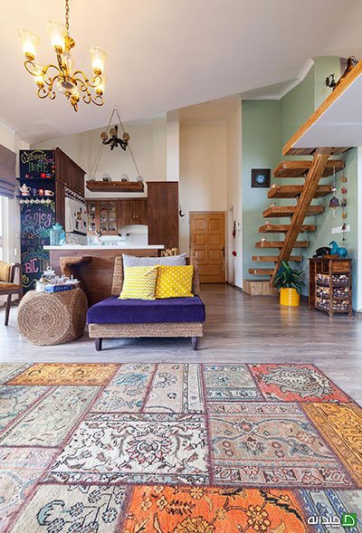 دکوراسیون خاص خانهی زیرشیروانی فرشته و فرزام را ببینید دکوراسیون خاص خانهی زیرشیروانی فرشته و فرزام را ببینید