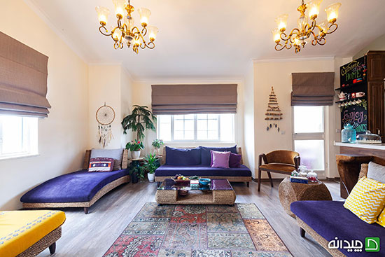 دکوراسیون خاص خانهی زیرشیروانی فرشته و فرزام را ببینید دکوراسیون خاص خانهی زیرشیروانی فرشته و فرزام را ببینید