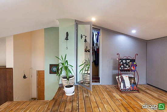 دکوراسیون خاص خانهی زیرشیروانی فرشته و فرزام را ببینید دکوراسیون خاص خانهی زیرشیروانی فرشته و فرزام را ببینید