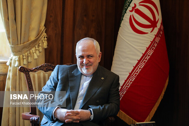 دیدار رییس مجلس شورای اسلامی با محمد جواد ظریف