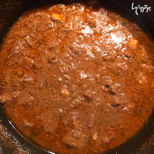 طرز تهیه خورشت شش‌انداز بادمجان، مرحله‌به‌مرحله