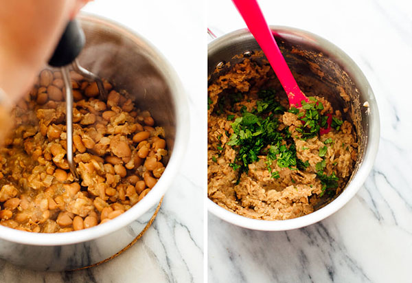 خوراک لوبیا کوفته با لوبیا چیتی خوراک لوبیا کوفته با لوبیا چیتی