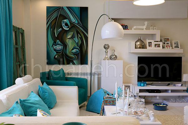 طراحی خانه سه خوابه، رنگ سفید در منزل این هنرور شیرازی! طراحی خانه سه خوابه، رنگ سفید در منزل این هنرور شیرازی!