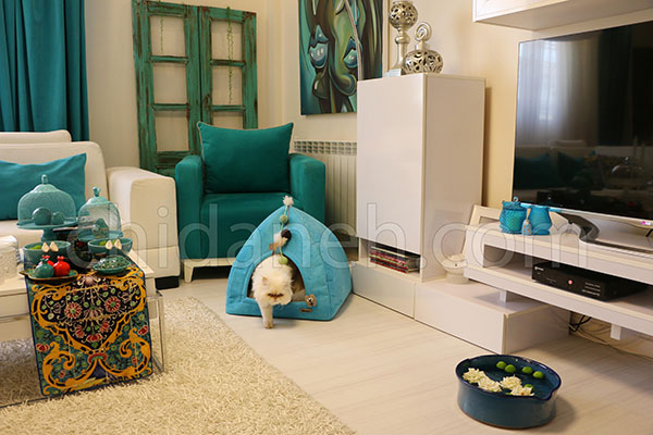 طراحی خانه سه خوابه، رنگ سفید در منزل این هنرور شیرازی! طراحی خانه سه خوابه، رنگ سفید در منزل این هنرور شیرازی!