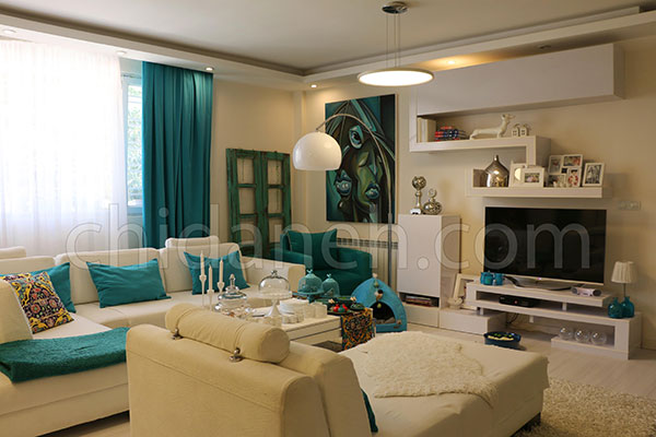 طراحی خانه سه خوابه، رنگ سفید در منزل این هنرور شیرازی! طراحی خانه سه خوابه، رنگ سفید در منزل این هنرور شیرازی!