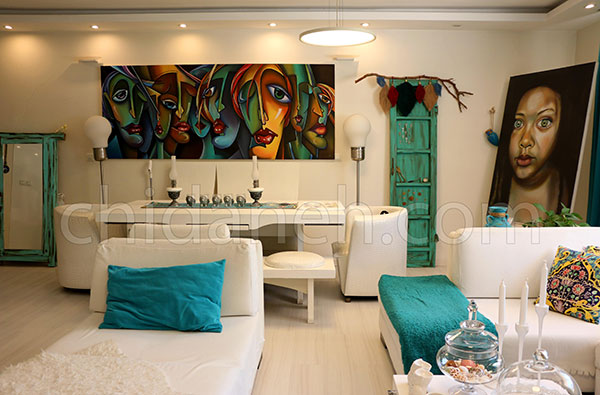 طراحی خانه سه خوابه، رنگ سفید در منزل این هنرور شیرازی! طراحی خانه سه خوابه، رنگ سفید در منزل این هنرور شیرازی!