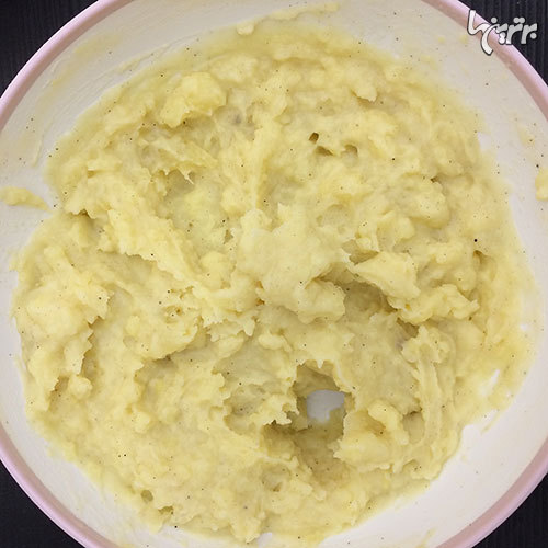 کسرول مرغ و پوره سیب زمینی