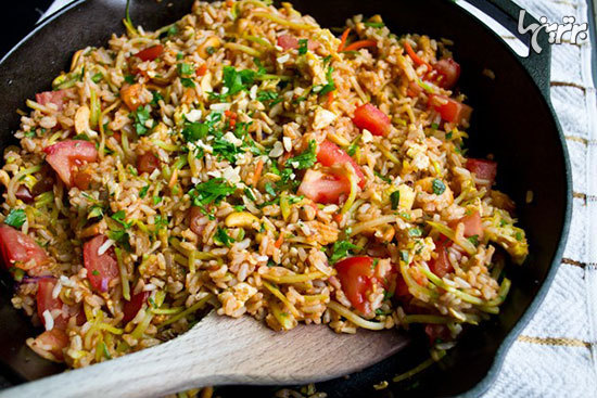 طرز تهیه پلو تایلندی
