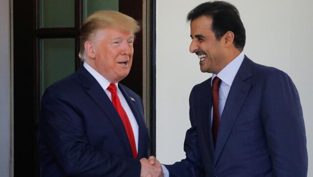 ترامپ امیر قطر