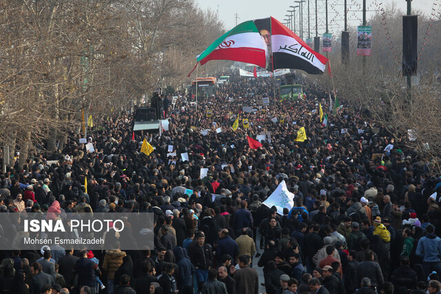 تشییع پیکر سردار قاسم سلیمانی در مشهد